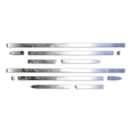 Brighter Design 12p 1 1/2' Side Molding fits Ford F-150 09-14 Crew Cab 5.5' Bed w/o Flares