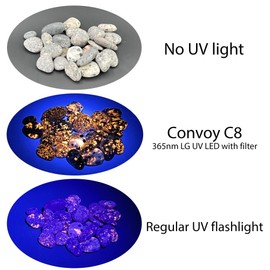 Convoy C8 + 365nm UV LED Flashlight Package Find More Yooperlites