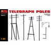 MiniArt 1:35 Scale Telegraph Poles ***Updated Set*** Plastic Model Kit