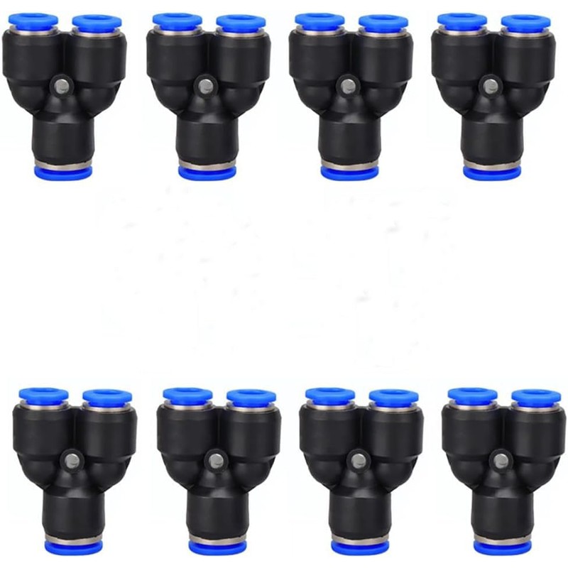 Zwelocy Y Shape Push Fitting Push to Connect Quick Fitting,