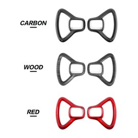 YOUTOOCAR 2PCS Side Air Vent Covers Compatible with Kia Soul 2020-2026 Accessories (Carbon Fiber Pattern)