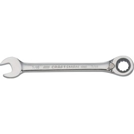 CRAFTSMAN Ratcheting Wrench, SAE, Reversible, 7/16-Inch, 72-Tooth, 12-Point (CMMT42414)