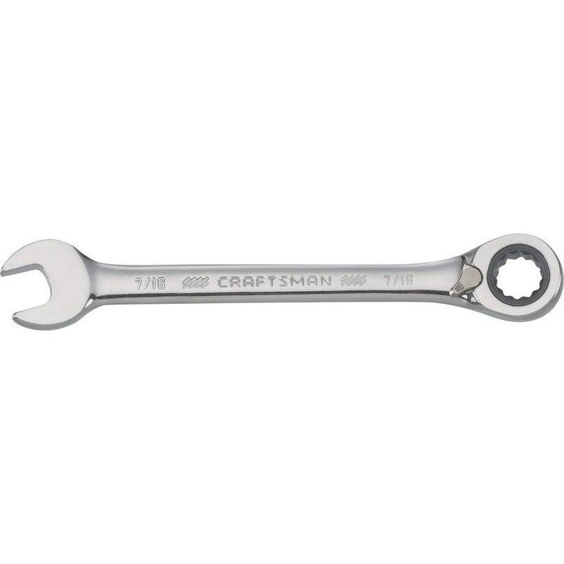 CRAFTSMAN Ratcheting Wrench, SAE, Reversible, 7/16-Inch, 72-Tooth, 12-Point (CMMT42414)