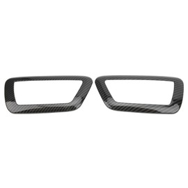 2pcs Interior Door Handle Panel Cover Trim Vehicle Inner Decoration Fit for Tacoma 2016‑2020 2 DoorsCarbon Fiber Style