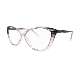 ProEyes Octans, Progressive Blue Light Blocking Lightweight Readers, Anti-Reflective Resin Lens, 0 Magnification on Top Lens (Violet, 275)