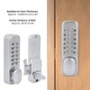1‑11 Digitals Mechanical Password Door Lock Set, Zinc Alloy Sliding