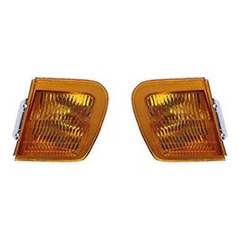 For Mercury Sable Side Marker Light Assembly Unit 1986 1987 1988 Driver and Passenger Side | Pair | FO2550126 | FO2551126 | E64Y 15A201 B | E64Y 15A201 A