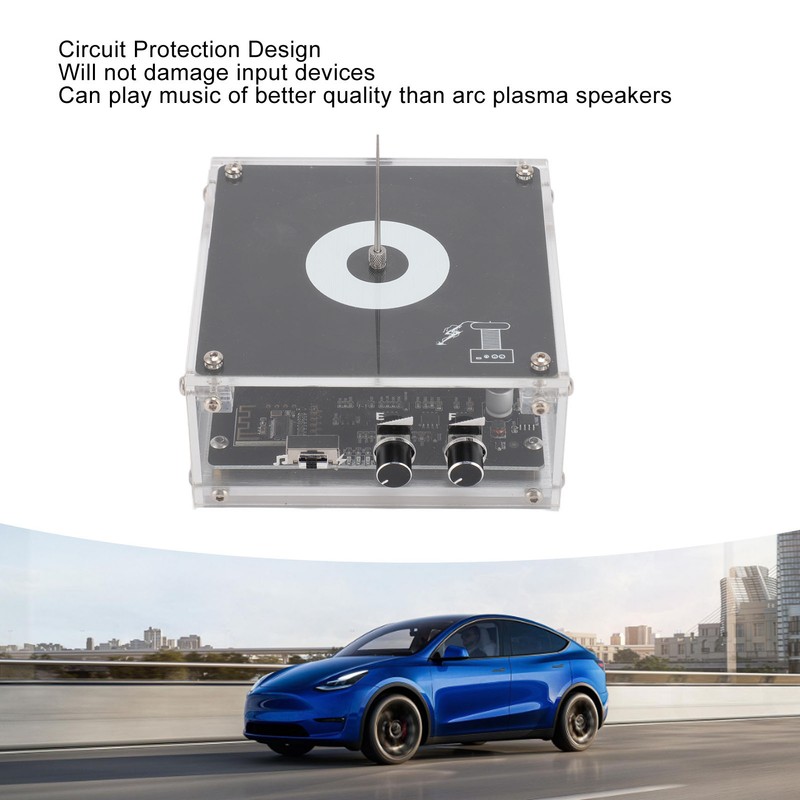 Bluetooth Music Coil Touchable Arc Speaker Wireless Transmission Experiment Desktop