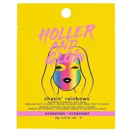 Holler and Glow Chasin' Rainbows Rainbow Hydrogel Face Mask - 0.77oz