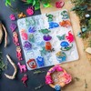 KOTEDUA Keychain Resin Molds Silicon Animals 34pcs UV Resin Jewelry