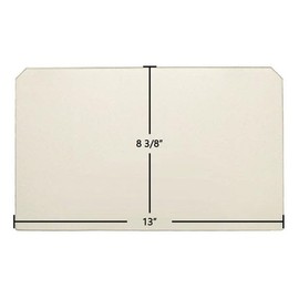 US Stove - APS1100B Glass (AF0038) - Wood Stove Glass Replacement w/Tape Wood Stove Gasket, Ceramic Glass for Wood Stove, Pyroceram/Robax Glass, for Wood Burning Stove Indoor/Outdoor - 13" x 8 3/8"