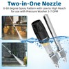 M5 Twist Nozzle for Pressure Washer Shooter Tip, Long Range