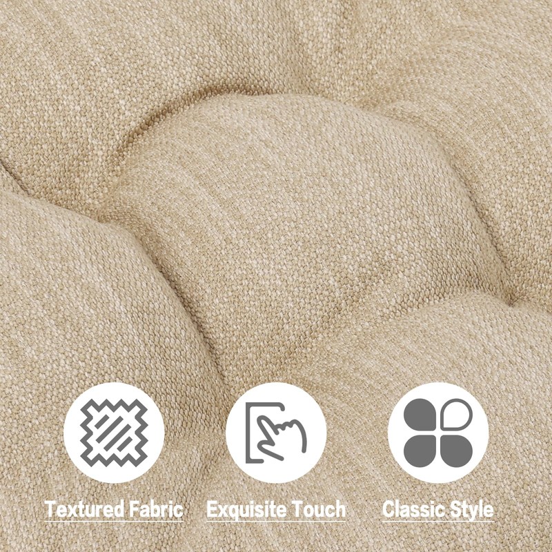 baibu Set of 2 Stool Covers Round, Super Soft Round