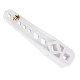 Merriway BH04065 Multi Adjustable Plastic WC Toilet Cistern Replacement Flush Lever Arm - White