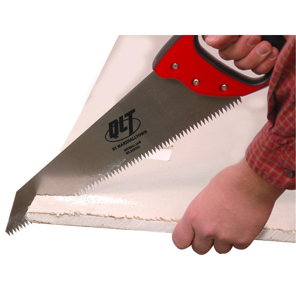 QLT By MARSHALLTOWN Drywall Saw, Plastering Soft Grip Handle, SGDS32