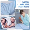 SmoothNovelty 4 Pcs Hospital Bed Sheets Set, Soft Knitted Standard