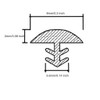 CGC8 Door Seal Profile for Wooden Door Frame Frame Seal