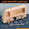 Rustark 400Pcs 6 Sizes 304 Stainless Steel Metric M3-M10 External