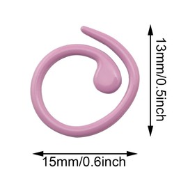 XGNG 1 paquete (30 unidades) anillos de costura coloridos con marcadores de gancho, tapones de agujas de tejer para tejer, tapones de punto, tapones para tejer ganchillo, accesorios de tejer