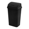 Sterilite 8-Pack Swing Top Wastebasket, Sleek Square Profile Trash Can,