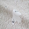 MOOMIN Moomin Throw Pillow Cover, Gray, 17.7 x 17.7 inches