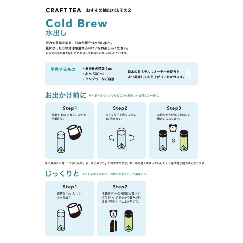 CRAFT TEA Craft Tea, Green Tea, Shizuoka Prefecture, Fujieda, Fujikaori
