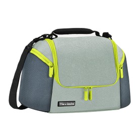 Tirrinia Lunch bag for Women Men, Insulated preppy lunch box, Durable cooler bag with adjust strap for work office picnic