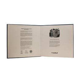 Exacompta - Ref 51/7-14Z - Guildhall - Account Book, 298 x 305mm, 7 Debit & 14 Credit Columns, 80 Pages of 95gsm Ledger Quality Paper, Hardback Blue Vinyl Cover, Traditionally Sewn