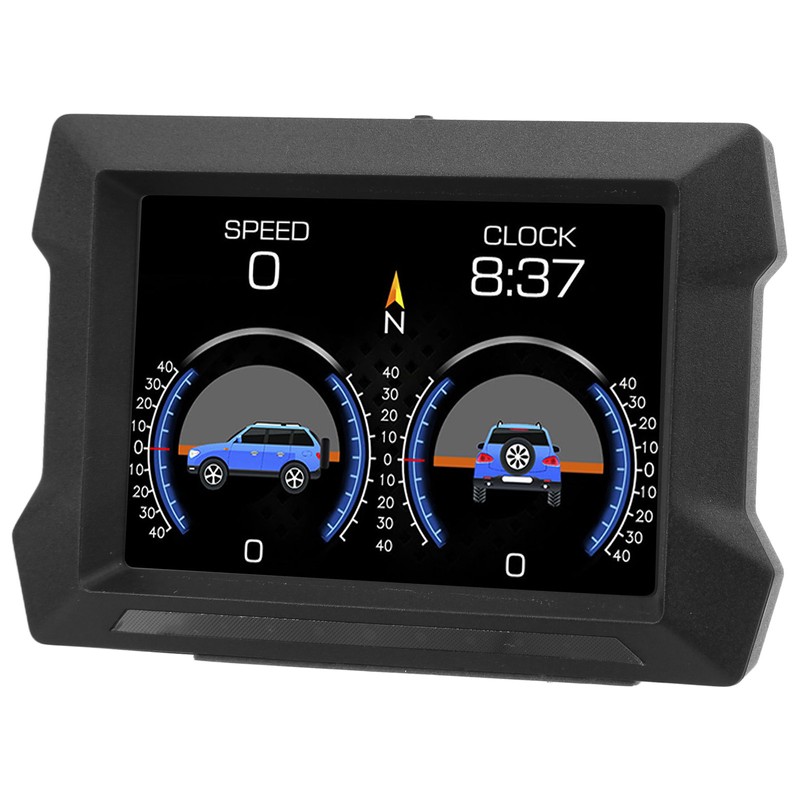Universal Car HUD OBD2 GPS Gauge Display with Slope Meter