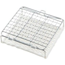 Mannen Ceramic Grate Small 5.9 x 5.9 inches (150 x 150 mm) CE-150