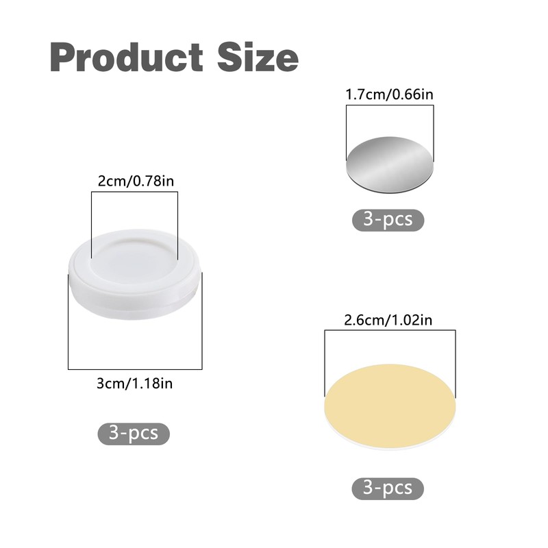 Pack of 10 Magnetic Remote Control Holder Wall Mounted Remote