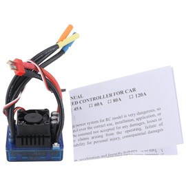 RC Waterproof 120A 4 Poles Sensorless Brushless ESC Speed Controller for 1/8 RC Car Parts