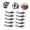 Ipetboom 3 Boxes Fashionable Women's False Eyelashes Natural Look Lashes