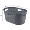 Parlynies 40 Liter Ultra Laundry Hamper, Large Laundry Basket with