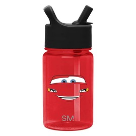 Simple Modern Kids Summit Plastic Water Bottle with Leak Proof Straw Lid 12oz - BPA-Free, Reusable, Durable for Toddlers:_Cars Ka-chow