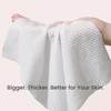 BeGoodSkin Disposable Face Towel, Large Size, Biodegradable Facial Towelettes for