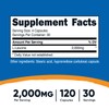 Nutricost L-Leucine 2,000mg, 120 Vegetarian Capsules, Non-GMO, Gluten Free, 30