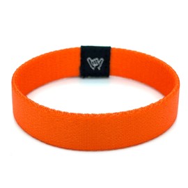 Hang Loose Bands - Orange Burst - Orange Stretch Bracelet for Men Women & Teens - Summer - Boho Solid Color Wristband - Friendship Bracelets - Surfer Wrist Band