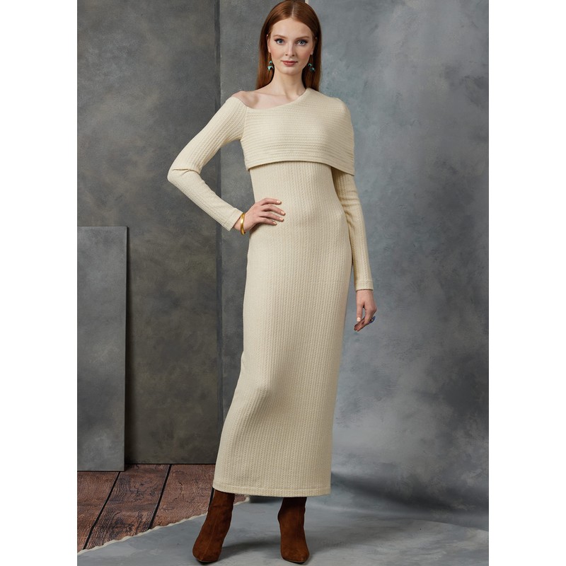 Vogue Misses' Dress Sewing Pattern Kit, Design Code V1906, Sizes