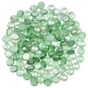YIYA Green Flat Marble Decorative Beads Glass Gems for Home