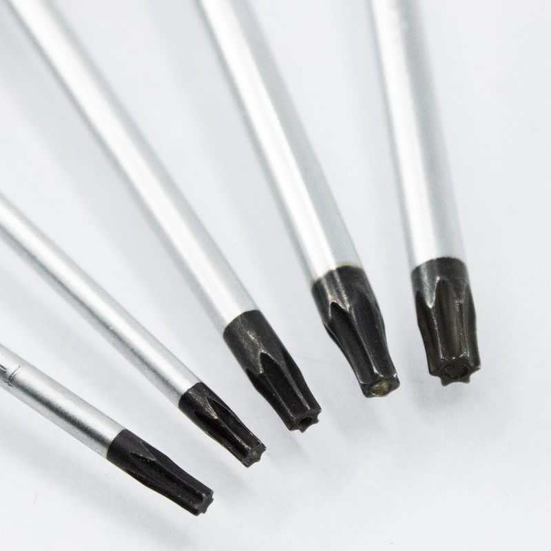 bociloy 5Pcs Magnetic Torx Screwdrivers Set with Comfortable Handle, Steel