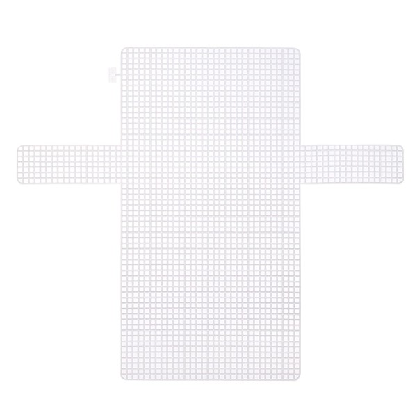 uxcell 4pcs Plastic Mesh Canvas Sheet 4 Grid 36cm/14.2" for