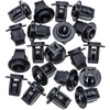 Rexka 20pcs Fender Liner Flare Retainer Nut Screw Grommet for