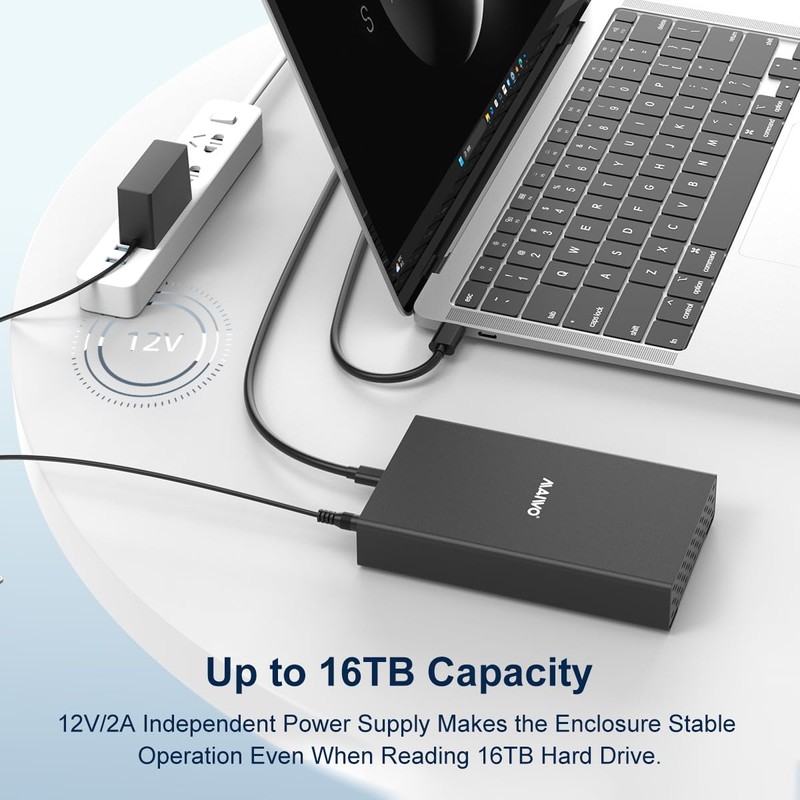 MAIWO Hard Drive Enclosure for 2.5 3.5 inch SATA SSD