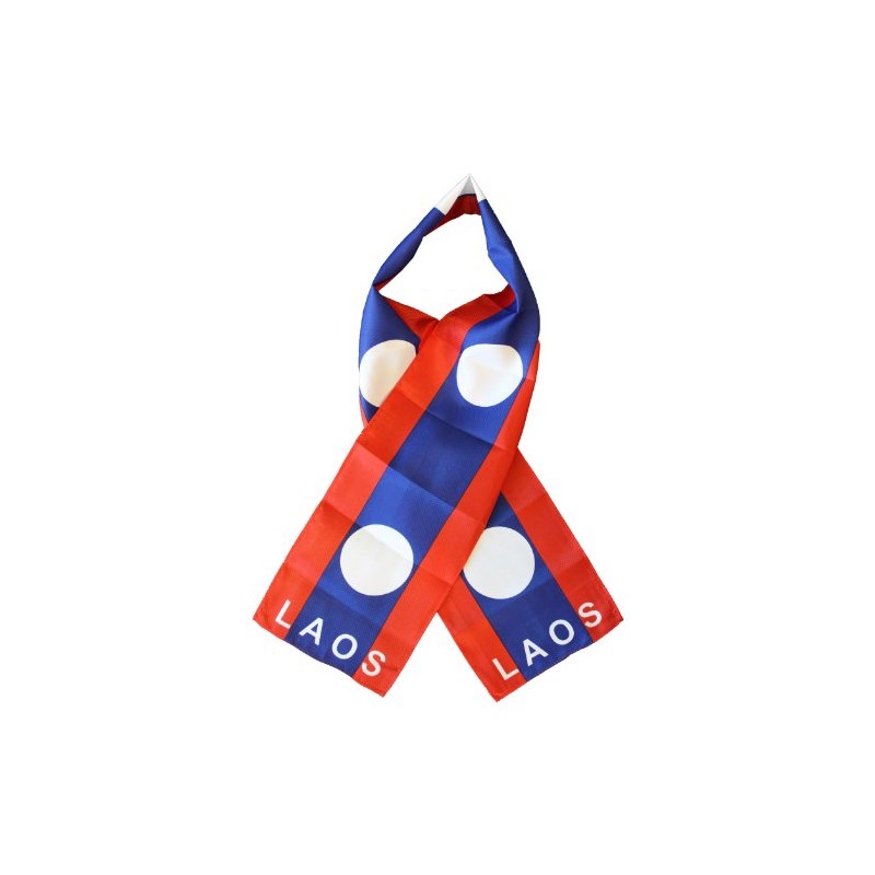 Laos - Lightweight Flag Scarf
