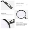 Handheld Magnifying Glass 2X 4X Handheld Reading Magnifier Skid Resistance