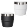 Cafezi 4 oz Espresso/Coffee Cup, Ceramic-Lined 18/8 Stainless Steel, Double-Wall