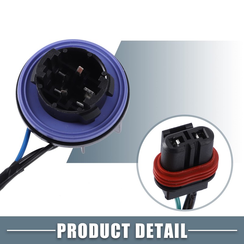 X AUTOHAUX Headlight Headlamp Socket Wiring Harness Adapter 15950809 15782377