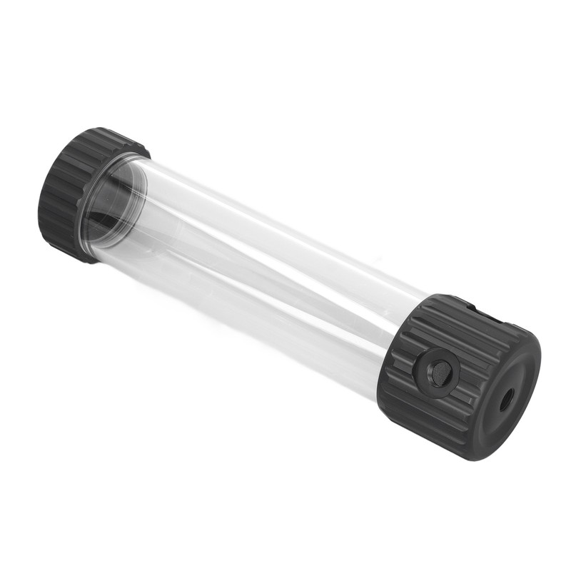 Cylindrical Water Cooling Reservoir Built in Filter Transparent 515ml Water