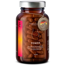 Clav® N°22 Power, Hormone Balance Women, Plant-Based, 120 Capsules